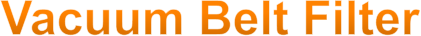 Vacuum Belt Filter